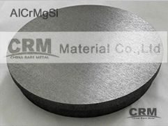 AlCrMgSi Alloy Sputtering Target 