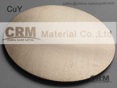 Copper Yttrium Alloy Target-CuY