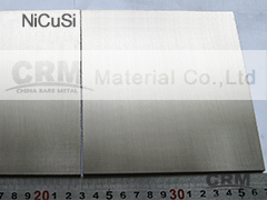 Nickel Copper Silicide Sputtering Target -NiCuSi