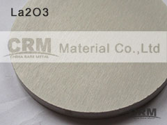 Lanthanum Oxide Target - La2O3